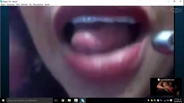 XXX Skype with unfaithful lady klip Video