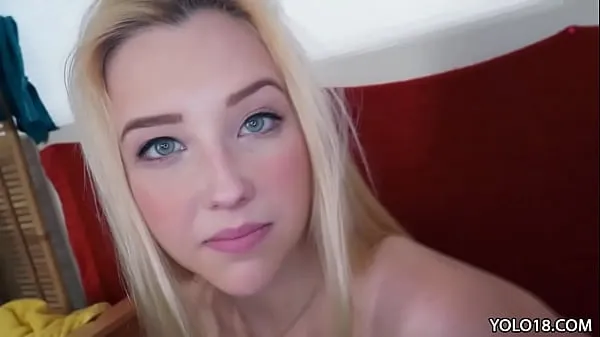 XXX Blonde teen Samantha Rone clips Video's