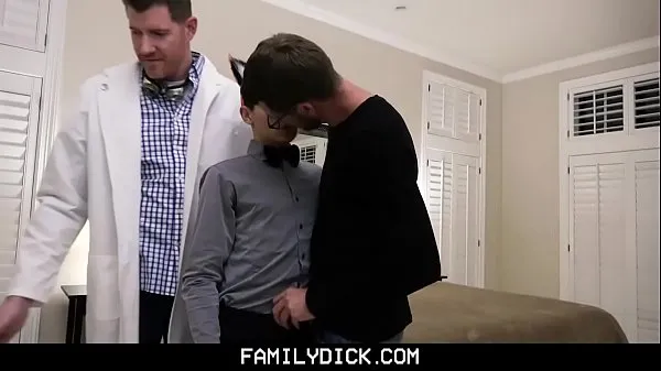 XXX FamilyDick - Young trick or treater gets fucked by Stepdad and his buddy clips Videos