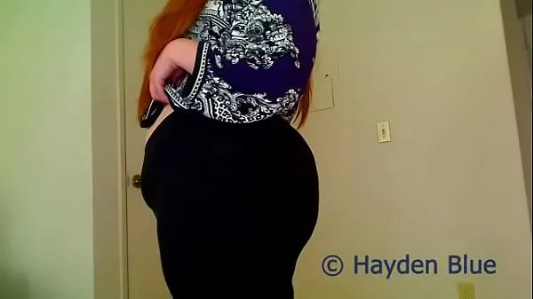 XXX BBW Hayden Blue Striptease Ass And Belly Play clip Video