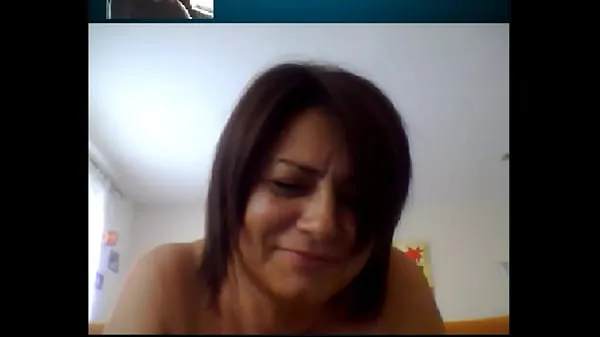 XXX Italian Mature Woman on Skype 2 posnetki Videoposnetki