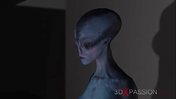 XXX Area 51 and aliens. Beautiful girl gets fucked hard by a cyborg in the lab क्लिप वीडियो