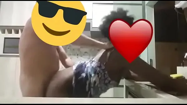 XXX Negra casada dando gostoso na cozinha klipy Filmy