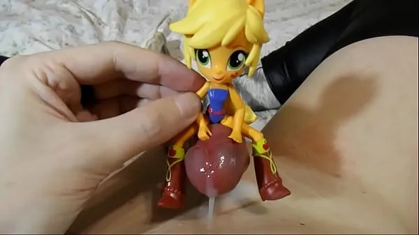 XXX EroNekoKun] - MLP AppleJack Plush Toy transform into Girl klip Video