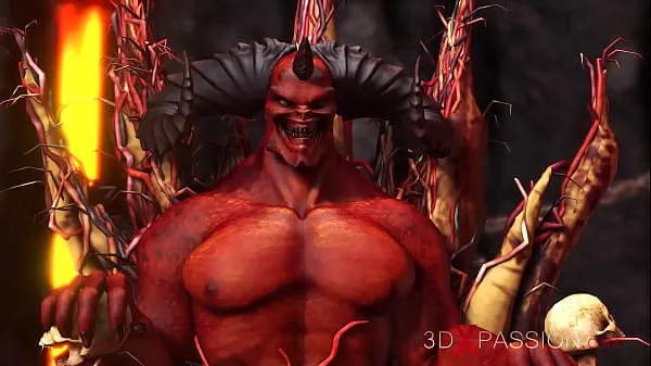 XXX Devil plays with a super hot girl in hell posnetki Videoposnetki