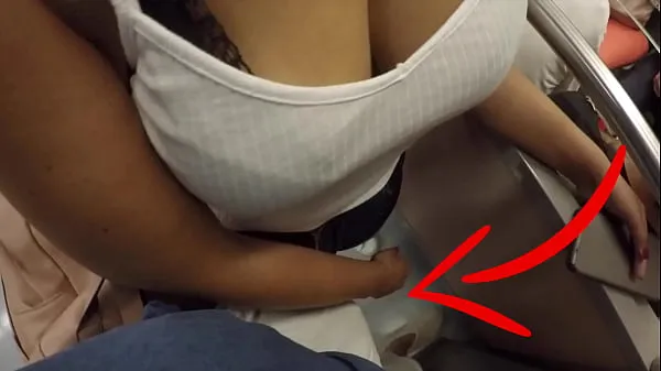 XXX Unknown Blonde Milf with Big Tits Started Touching My Dick in Subway ! That's called Clothed Sex개의 클립 동영상