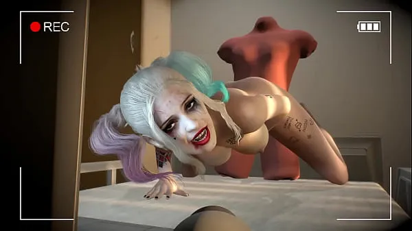 XXX Harley Quinn sexy webcam Show - 3D Porn剪辑视频
