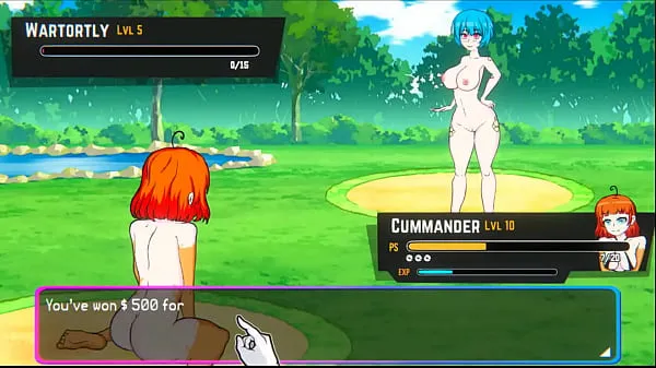 XXX Oppaimon [Pokemon parody game] Ep.5 small tits naked girl sex fight for training klipp Videoer