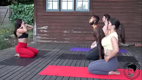 XXX BBC Yoga Foursome Real Couple Swap clips Video's