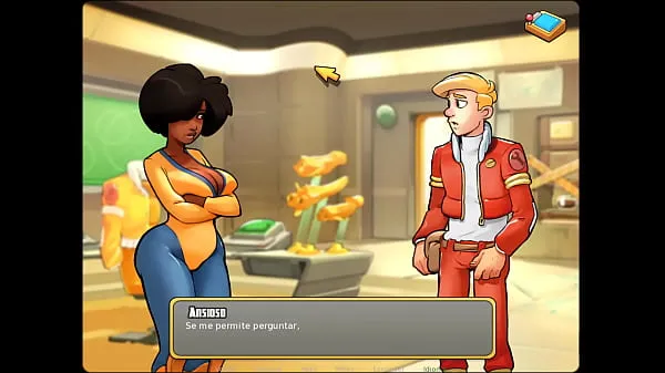 XXX Space Rescue ep 2 - I'm going to help this Brunette in the Photoshoot کلپس ویڈیوز