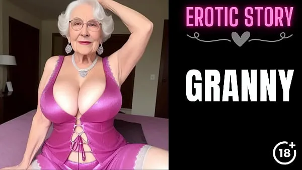 XXX GRANNY Story] Threesome with a Hot Granny Part 1 klip Video