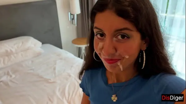 XXX Step sister lost the game and had to go outside with cum on her face - Cumwalk klip Videók